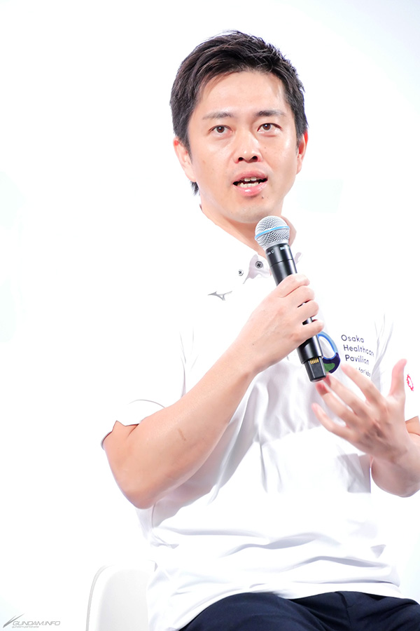 吉村知事表示“希望也能在大阪万博看到实物大高达!”GUNDAM NEXT FUTURE舞台活动“GFY启动实验经过报告/GUNDAM