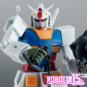 新附属高达流星锤和光束戟！ROBOT魂15周年纪念商品“RX-78-2 高达ver